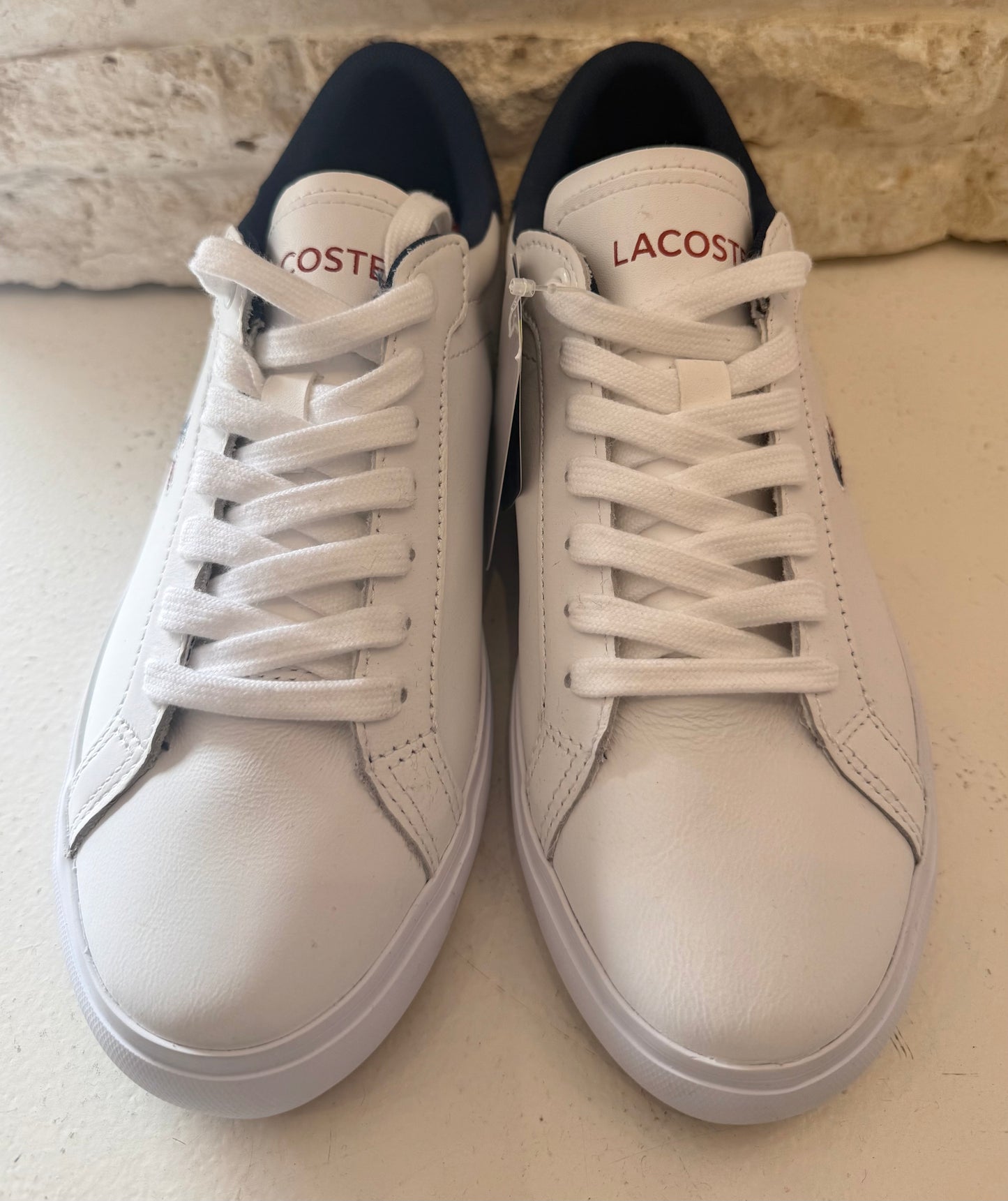 Lacoste White Power Court Sneaker BNWT - Size 7