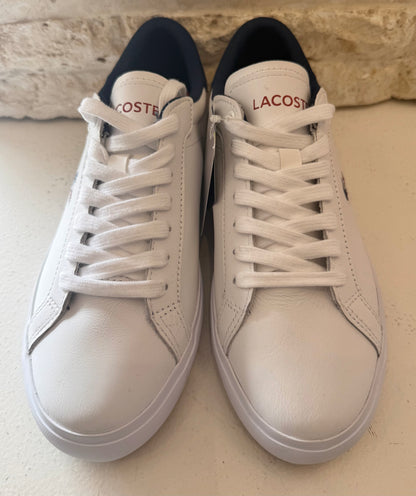 Lacoste White Power Court Sneaker BNWT - Size 7