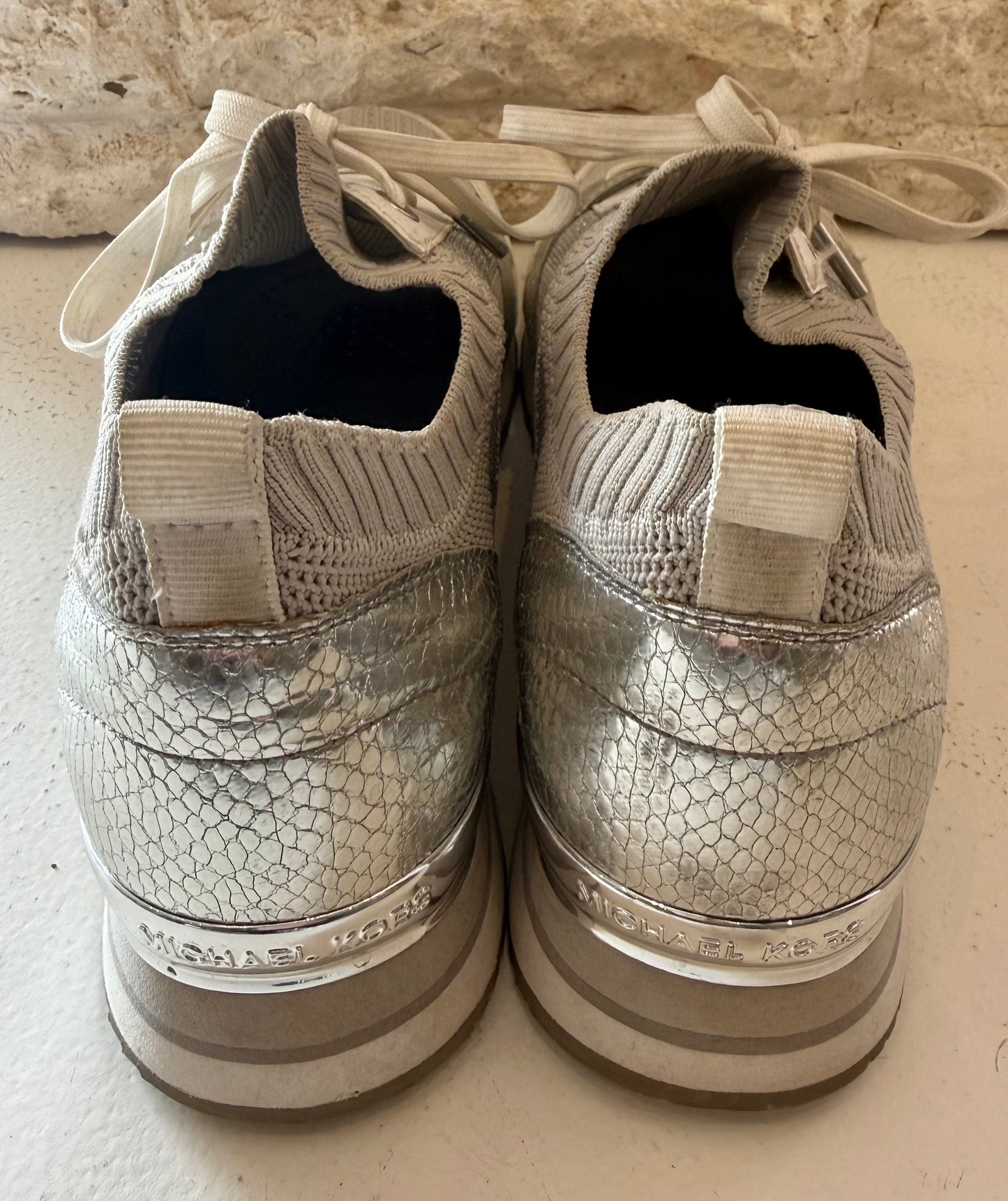 Michael Kors Billie Knit Trainer - Size 9