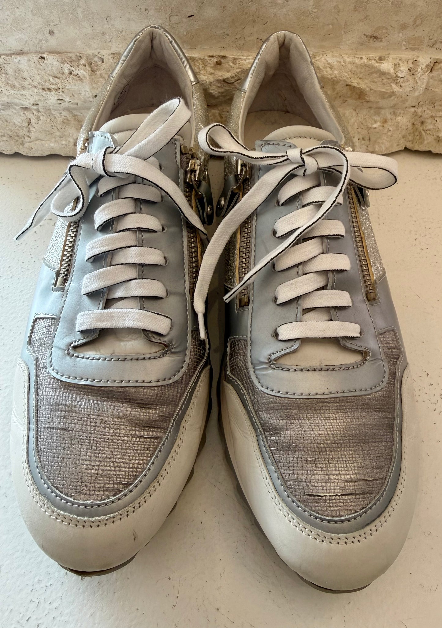 Hugo Sheppard Silver Sneakers - Size 42/43