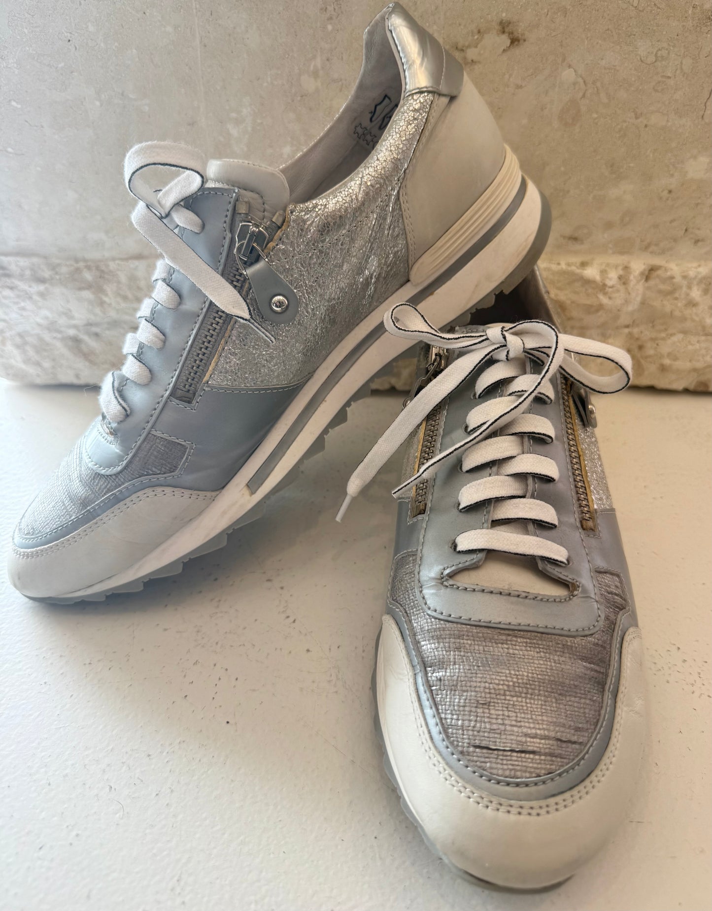 Hugo Sheppard Silver Sneakers - Size 42/43