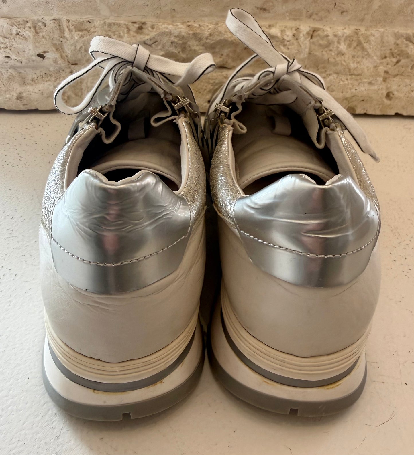Hugo Sheppard Silver Sneakers - Size 42/43