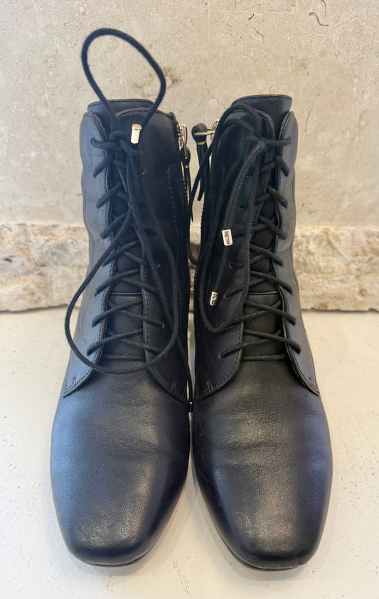 Frankie4 'Andrea' Lace Up Boots in Black - Size 6 (EU37)