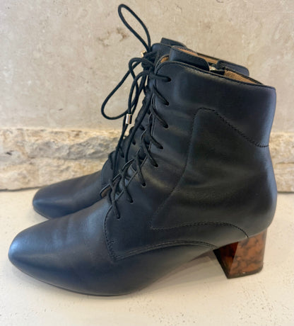 Frankie4 'Andrea' Lace Up Boots in Black - Size 6 (EU37)