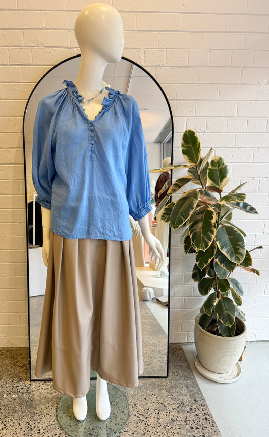 Zoe Kratzmann Blue Hanker Top - Size 1