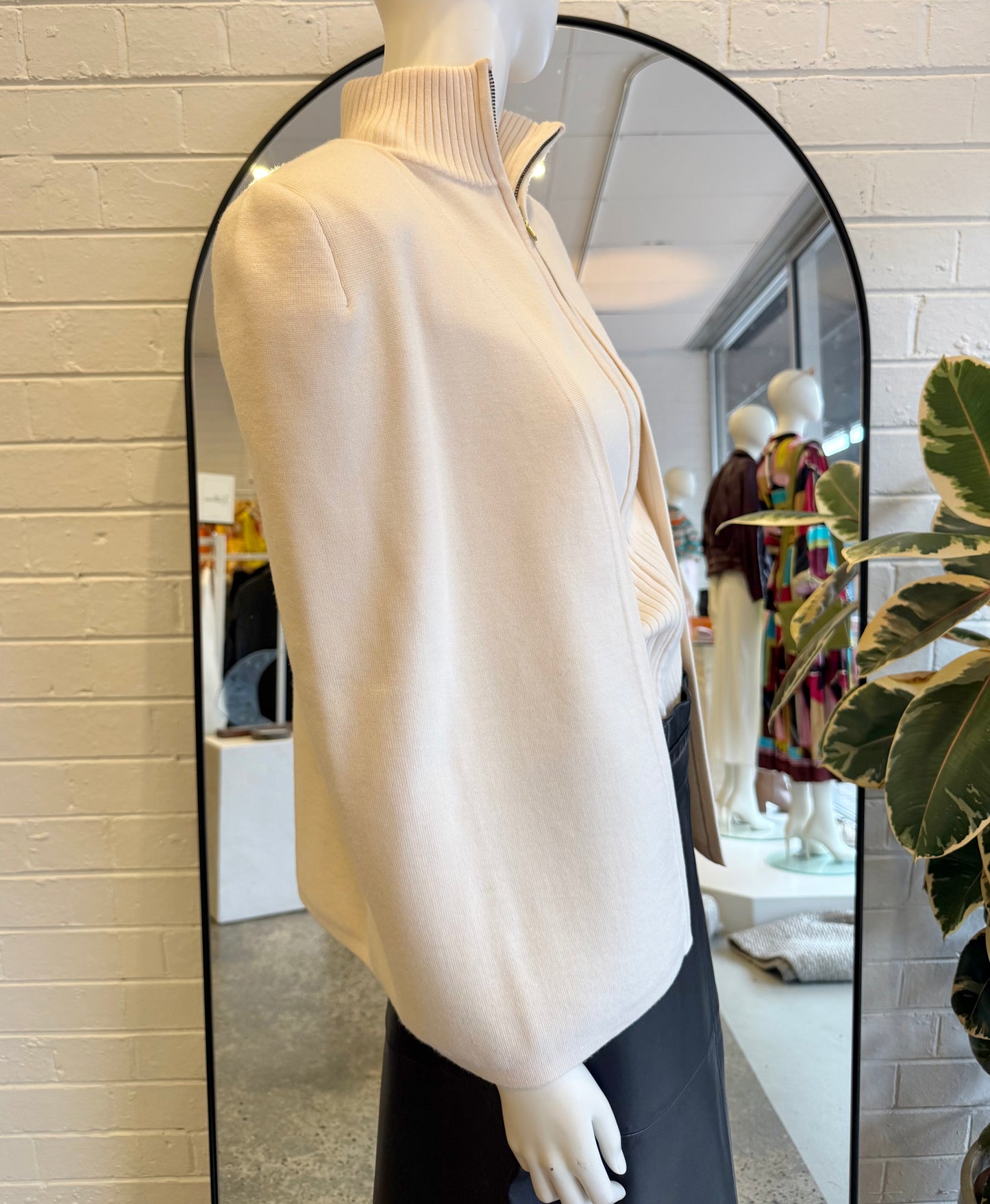 Sass and Bide Ivory Biography Knit Tank and Cape - Size S