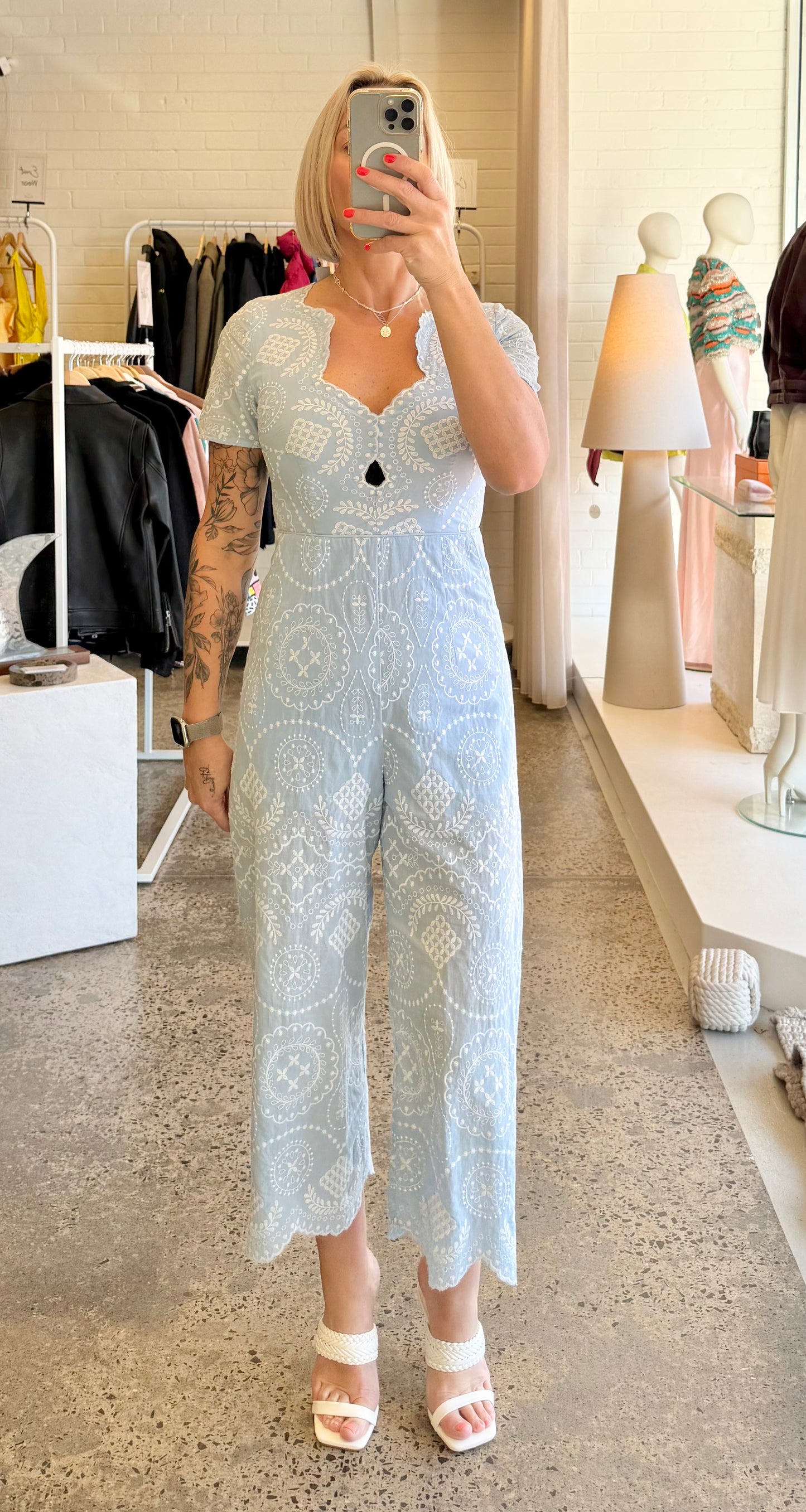 Alice McCall 'Crave You' Jumpsuit in Blue - Size 8