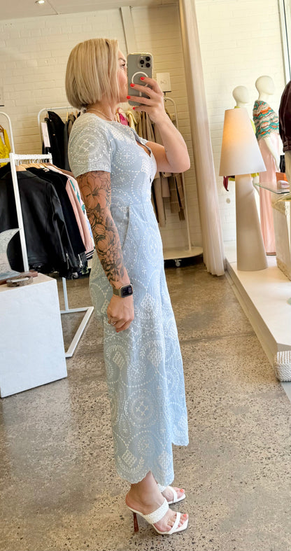 Alice McCall 'Crave You' Jumpsuit in Blue - Size 8