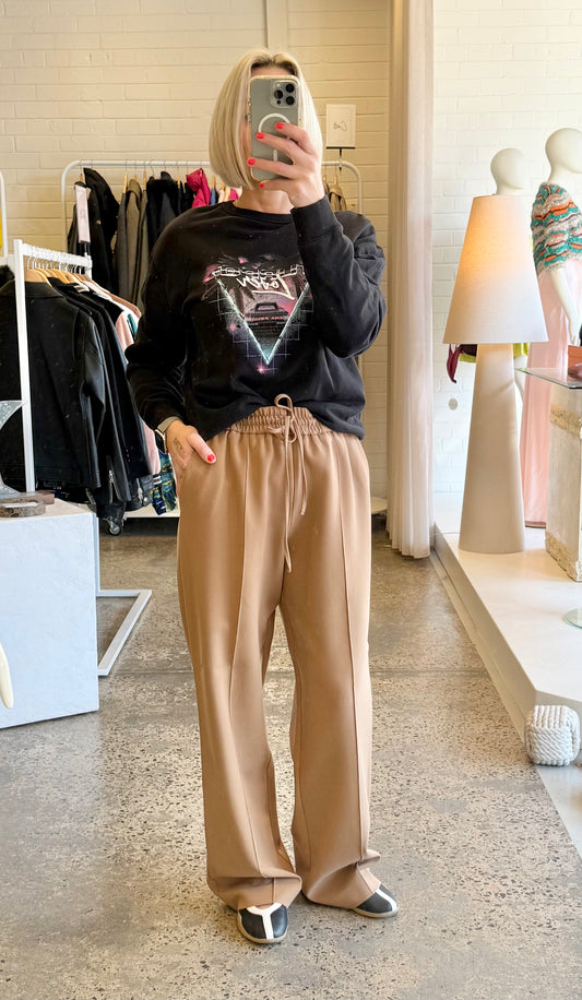 Ena Pelly "Turbo Lover" Sweater in Black - Size 8
