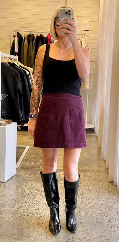 Kuwaii A line Mini Skirt With Pockets - Size 10
