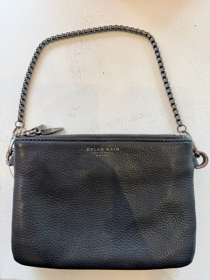 Dylan Kain Black Leather Crossbody Bag