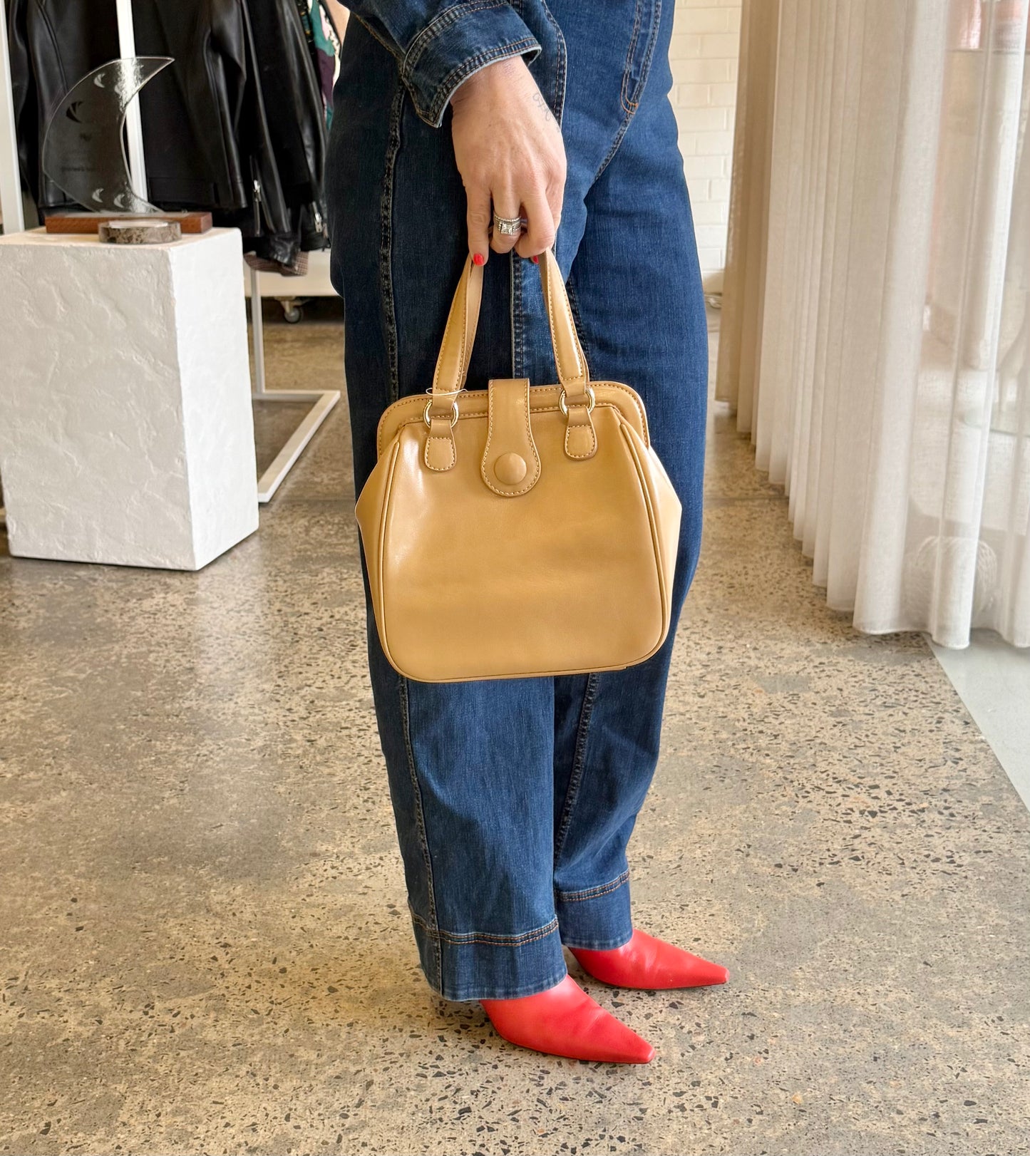 Nadia Minkoff London Camel Handbag