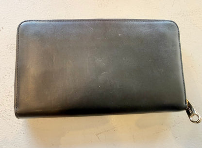 Oroton Black Metropolis Leather Wallet