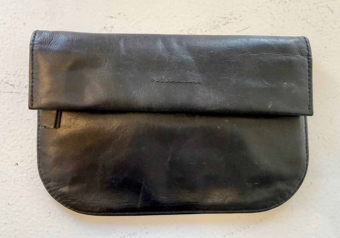 Ovae Black Leather Wallet