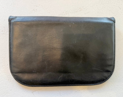 Ovae Black Leather Wallet