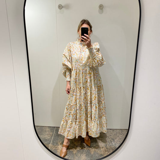 La Boheme Girls Floral Maxi Dress  - Size 12-14