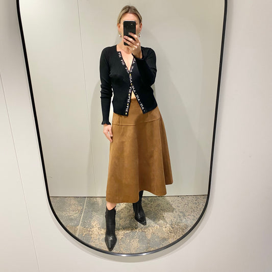 Feathers 'Arizona' Midi Skirt - Size M (10)
