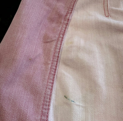AJE 'Shades of Pink' Denim Mini Dress - Size 10