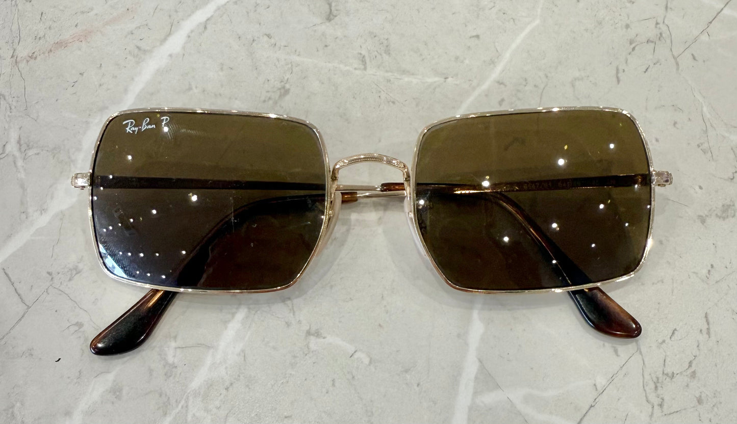 Ray Ban Gold 1971 Sunglasses With Prescription