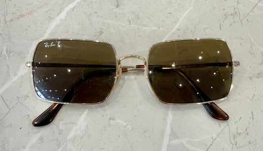 Ray Ban Gold 1971 Sunglasses With Perscription
