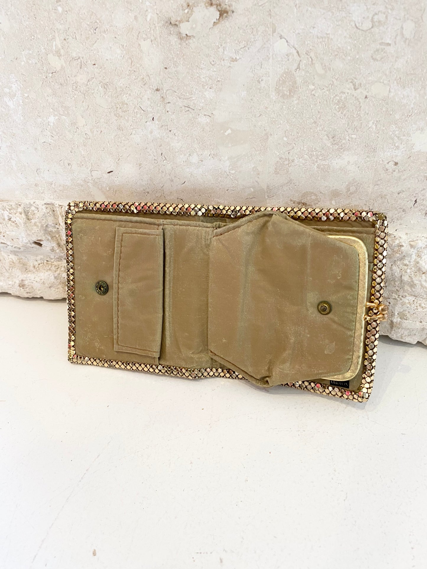 Vintage Oroton Gold Glomesh Wallet