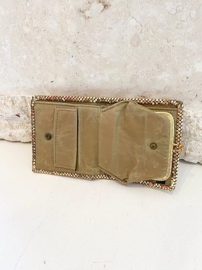 Vintage Oroton Gold Glomesh Wallet