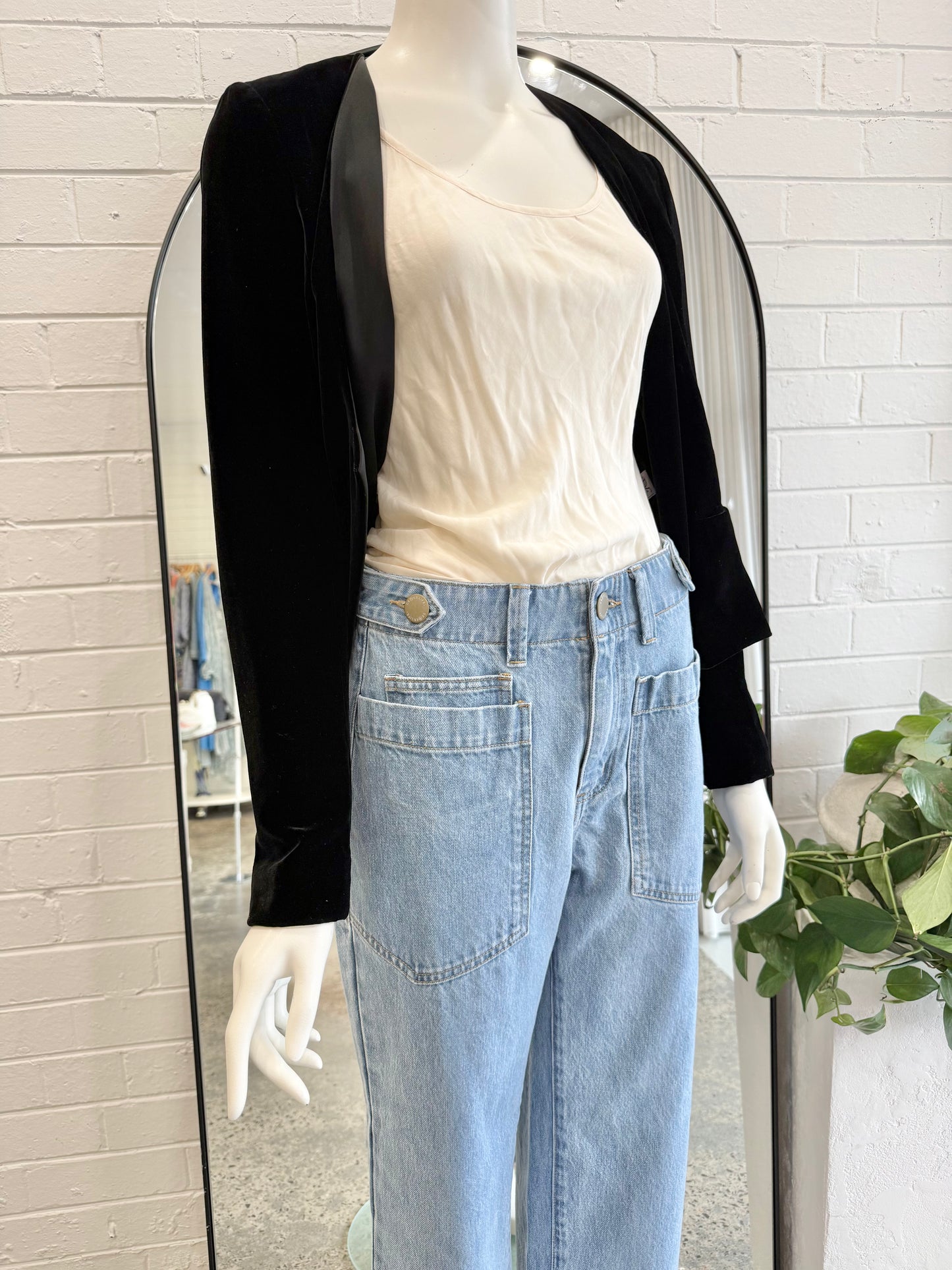 Ceres Life Blue Straight Leg Jeans - Size 8
