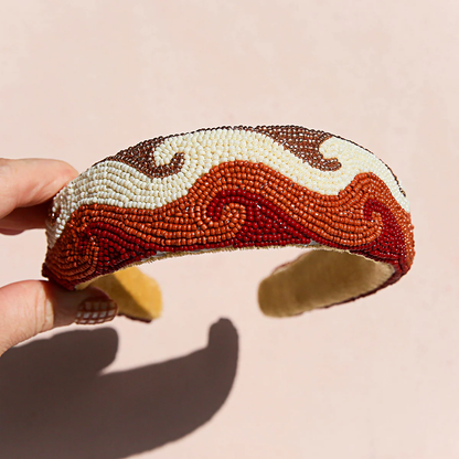 Kingston Wave Beaded Headband
