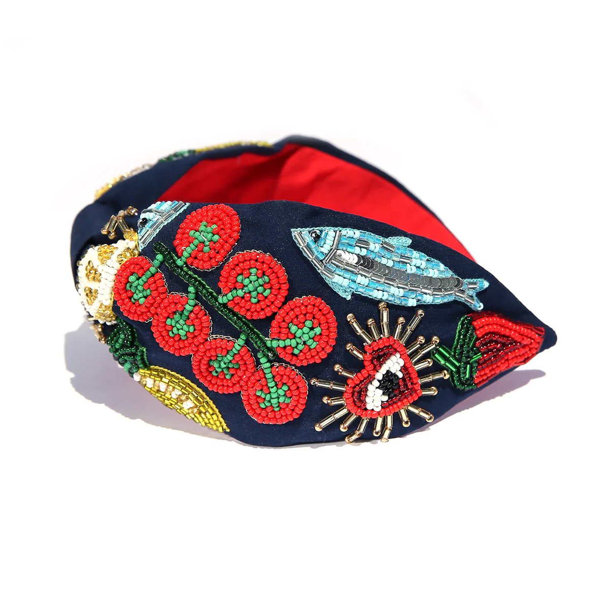 Kingston Pomodoro Beaded Headband