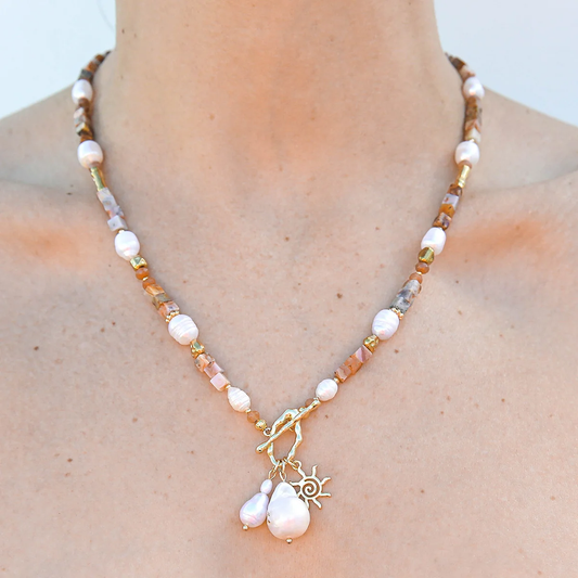 Kingston Agate Fob Necklace