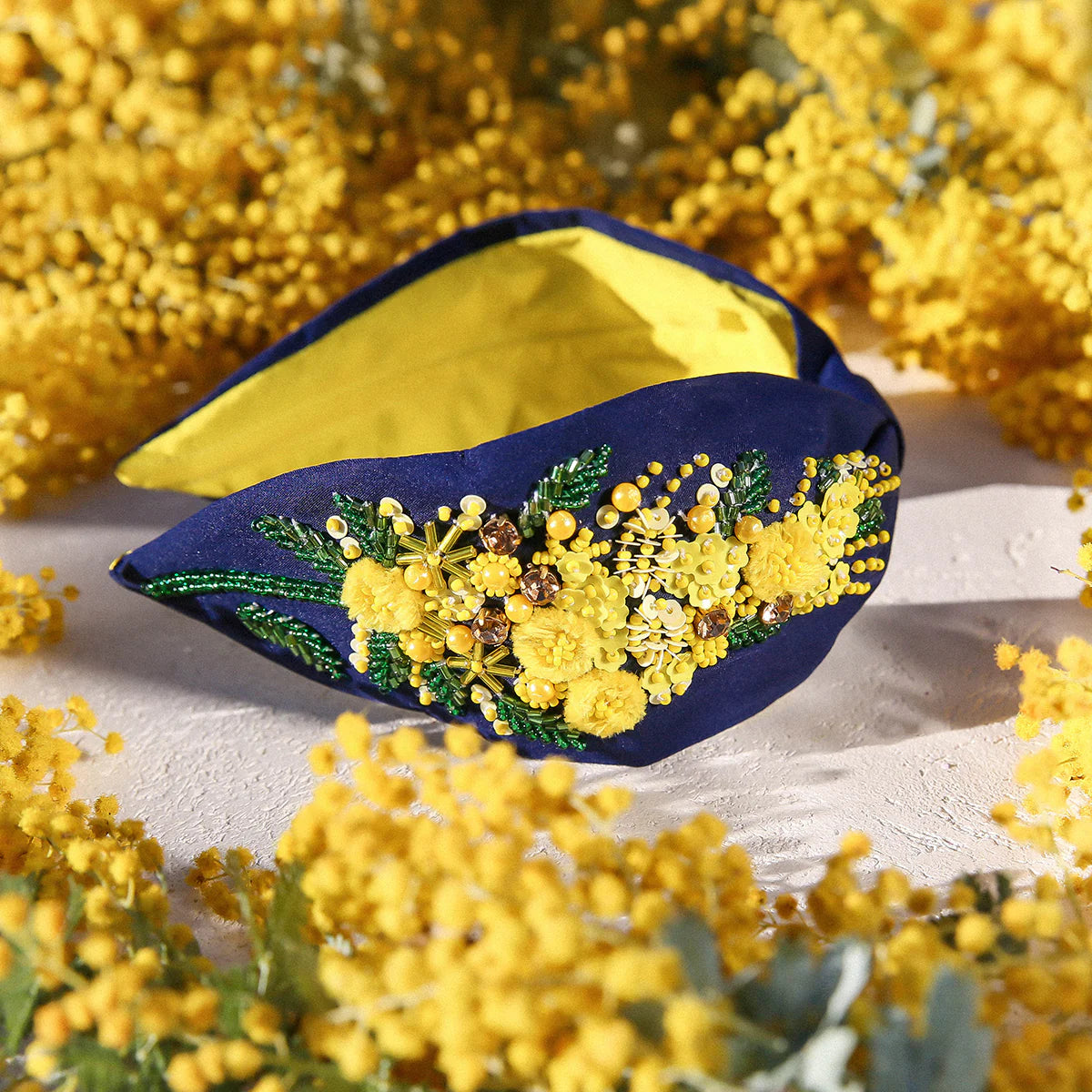 Kingston Wattle Beaded Headband