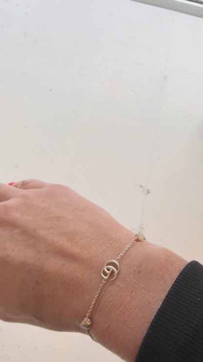 Gucci Silver GG Marmont Mother of Pearl Bracelet